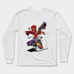 Low Brow Hellboy Long Sleeve T-Shirt